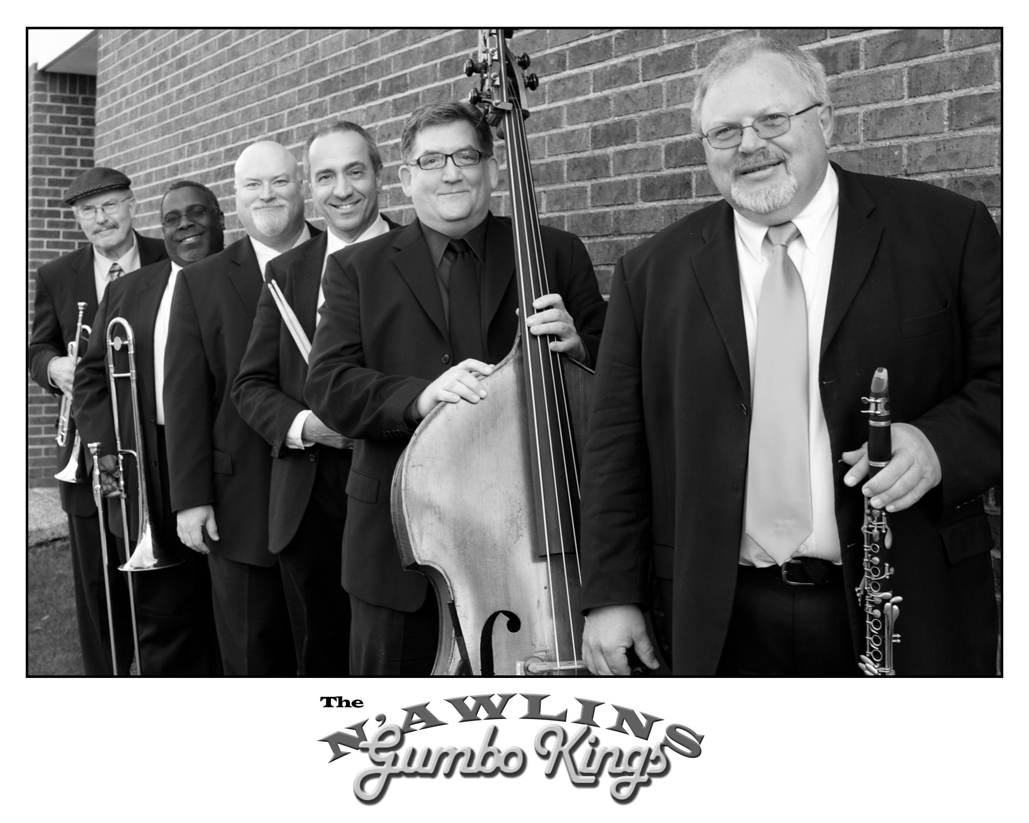 Gumbo Kings: group pose (with blank background)